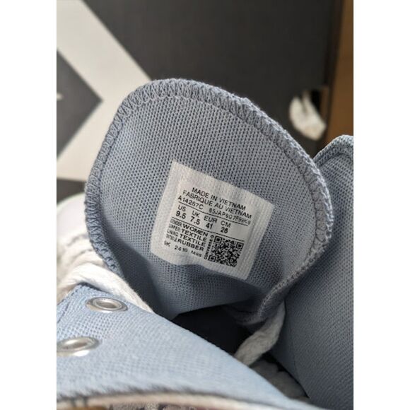 NIB Converse Chuck Taylor All Star Lift Platform Gradient Flowers Hi Tops W9.5 - Picture 11 of 15